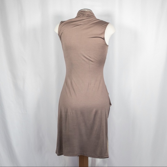 Taupe Spun Silk Barney’s NY CO-OP Dress - Picture 4 of 6